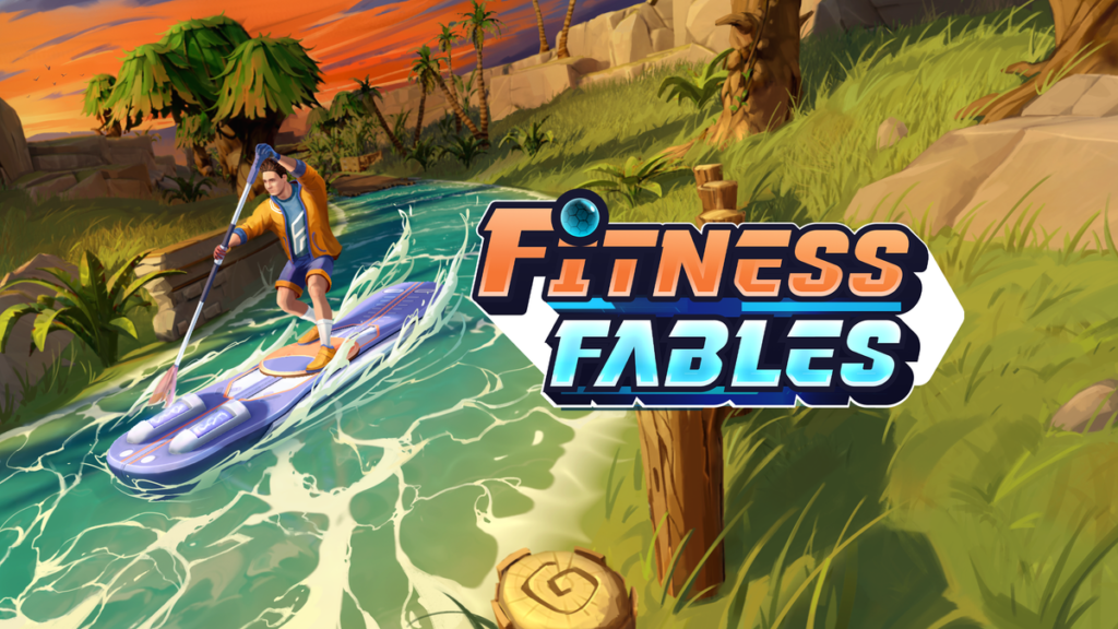 Главный герой на воде из игры Fitness Fables для VR на Quest