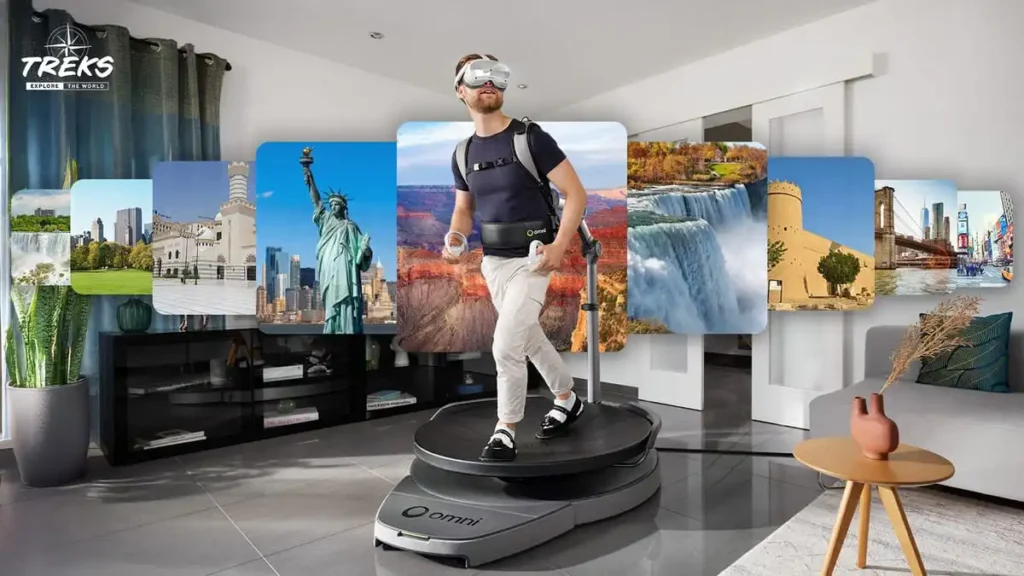 TREKS - VR-приложение для виртуального туризма на Omni One