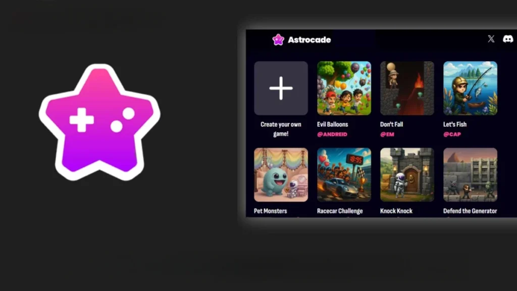 Astrocade — бесплатный ИИ-для вайб-кодинга игр