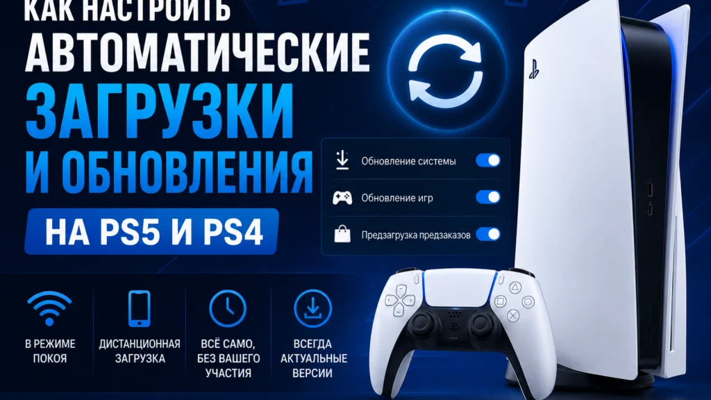 Как включить автоматические обновления на PS5 и перестать ждать патчи