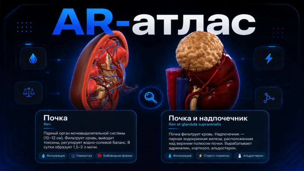 Анатомия через камеру смартфона: в Сеченовском Университете создают AR-атлас органов человека