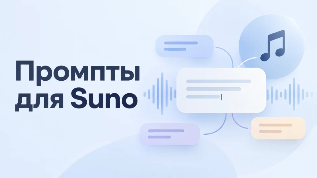 Промпты для Suno — текстовый запрос для генерации музыки