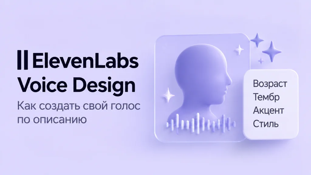 ElevenLabs Voice Design — создание голоса по описанию