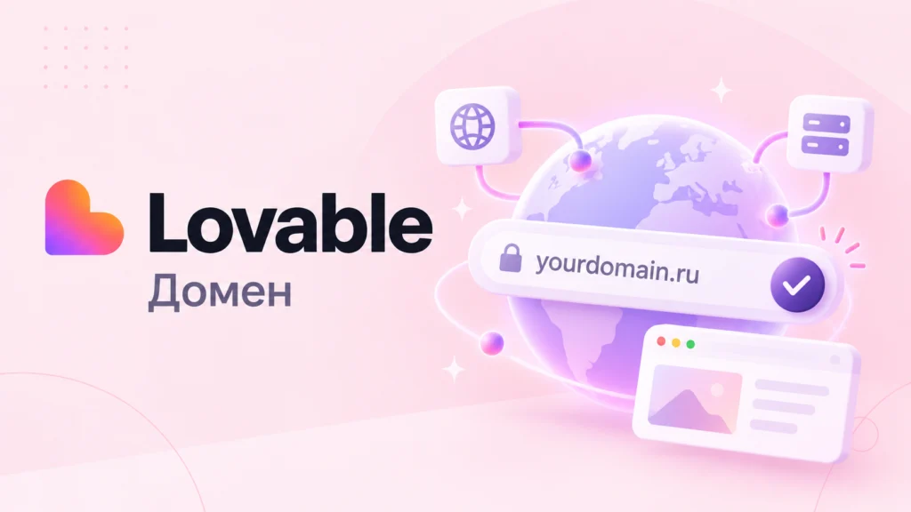 Подключение домена к Lovable — DNS и публикация сайта