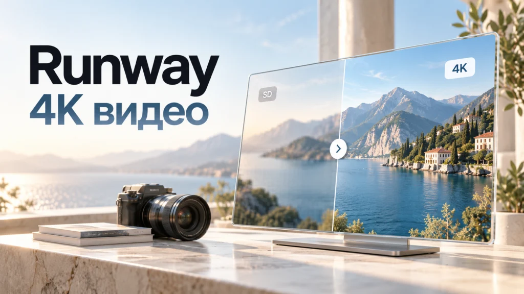 Runway 4K — как улучшить качество видео