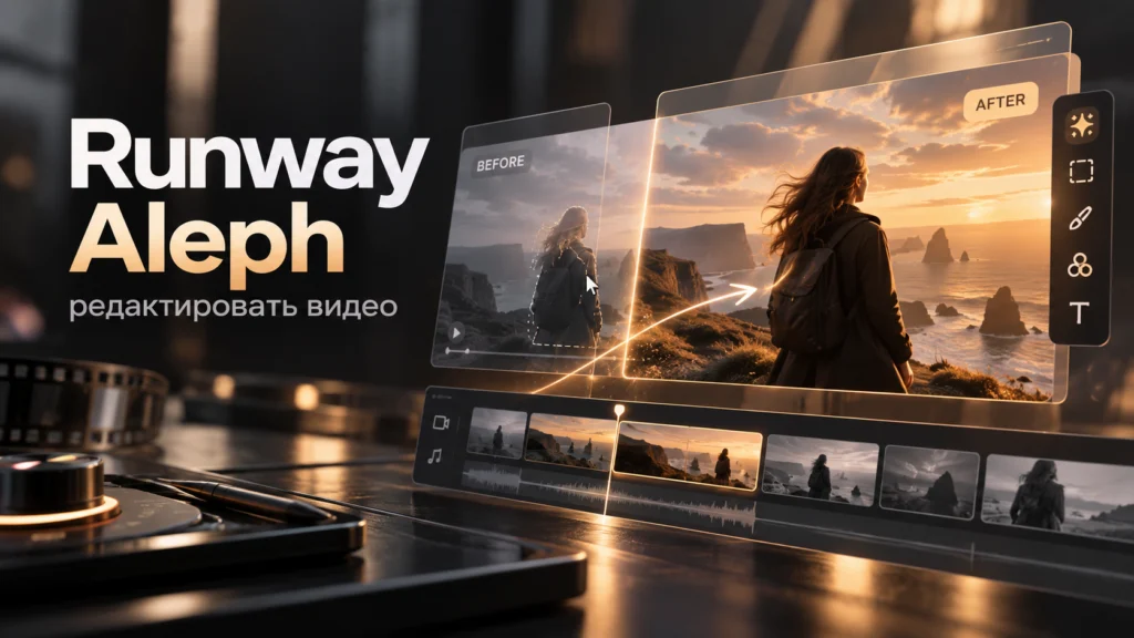 Runway Aleph — редактирование видео через Edit Studio