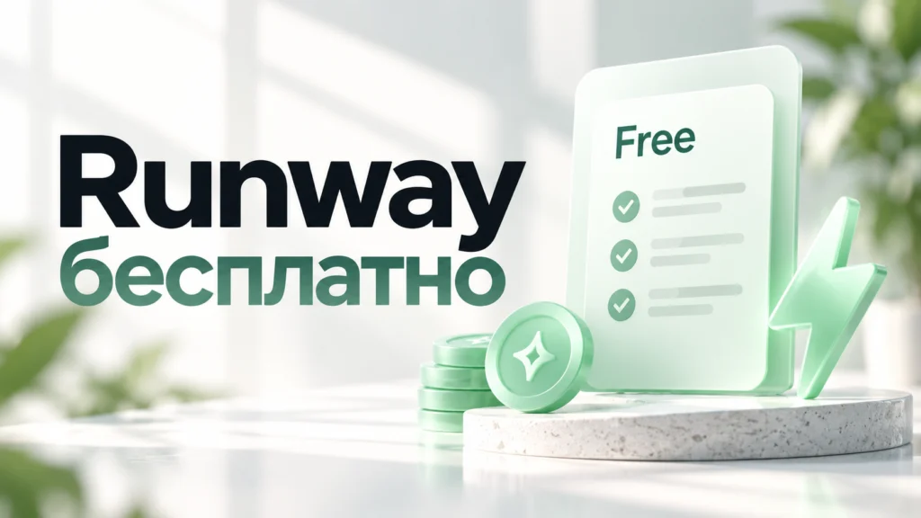 Runway бесплатно — Free и 125 кредитов