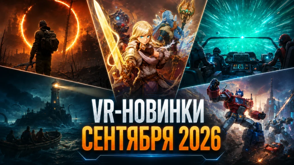 VR-новинки сентября 2026: 14 громких релизов для Quest, PS VR2 и PC VR
