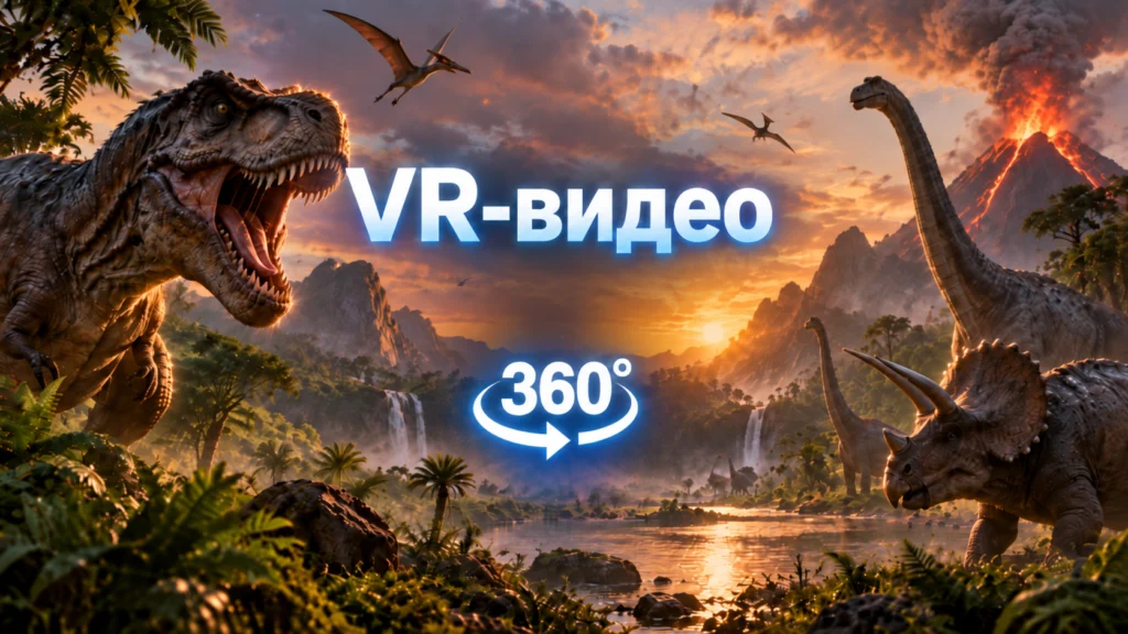VR-видео с динозаврами: 5 лучших 360° роликов для очков виртуальной реальности