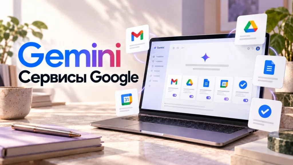 Подключение Gemini к сервисам Google