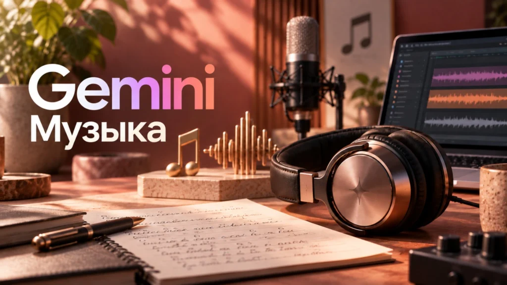 Создание музыки в Gemini с Lyria