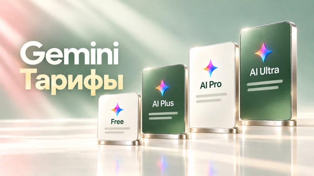 Gemini бесплатно и по подписке — тарифы Google AI