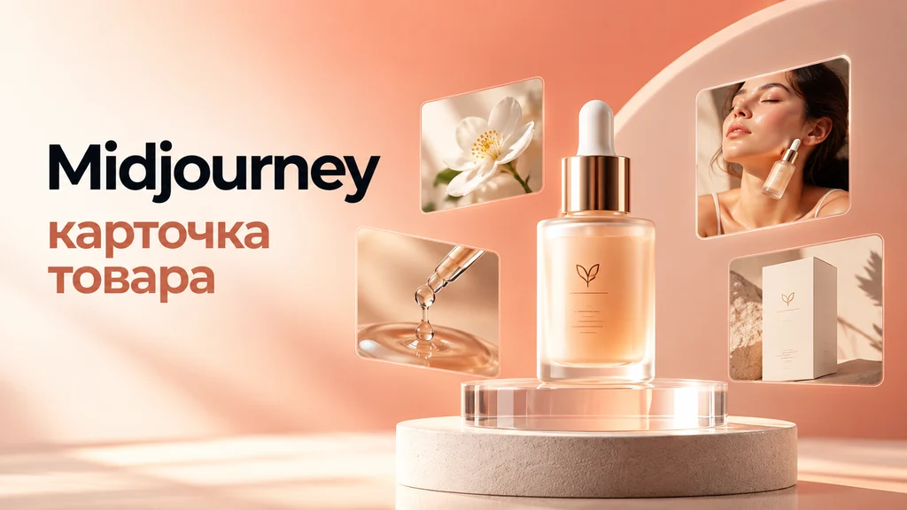 Как сделать карточку товара в Midjourney по фото