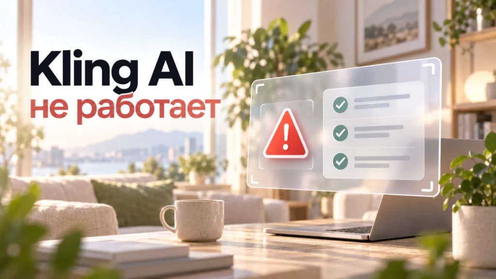 Kling AI не работает — ошибки генерации и способы решения