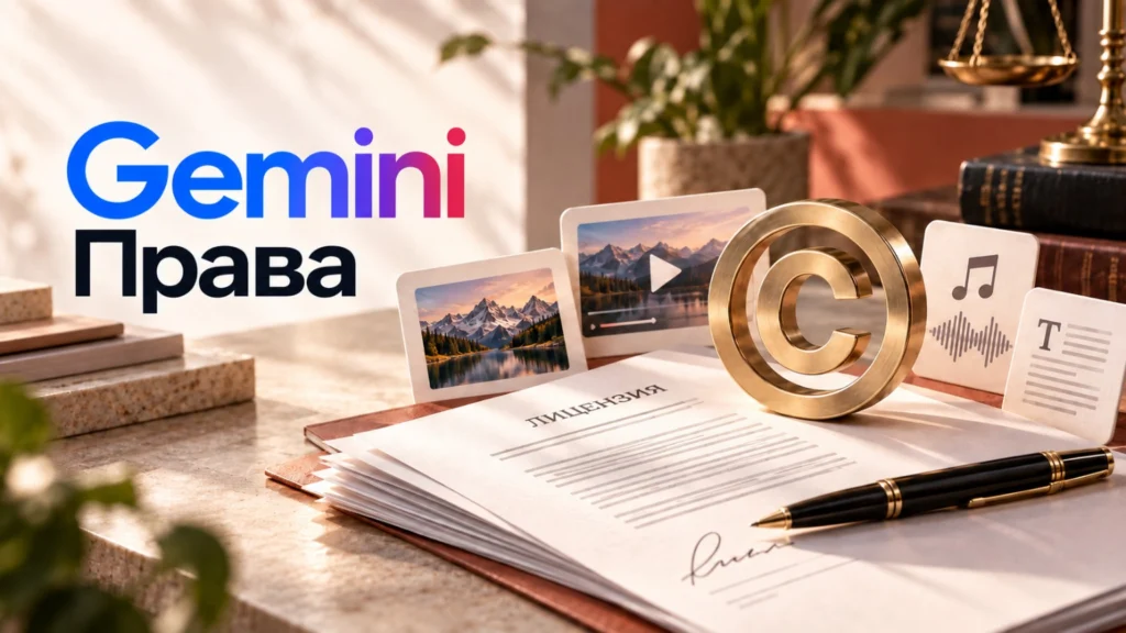 Коммерческое использование Gemini и права на контент