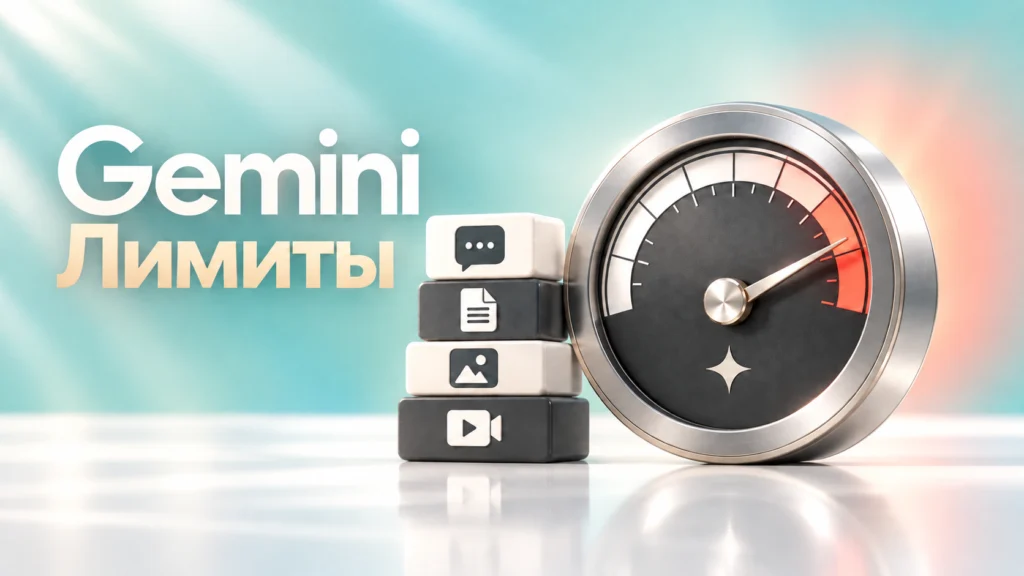 Лимиты Gemini на запросы, файлы, изображения и видео