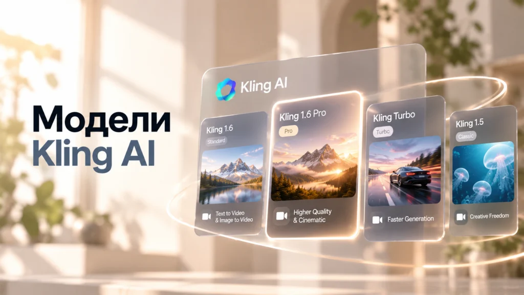 Модели Kling AI — какую выбрать для создания видео