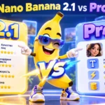 Банан сравнивает Nano Banana 2.1 и Pro по качеству изображений, тексту, скорости и цене