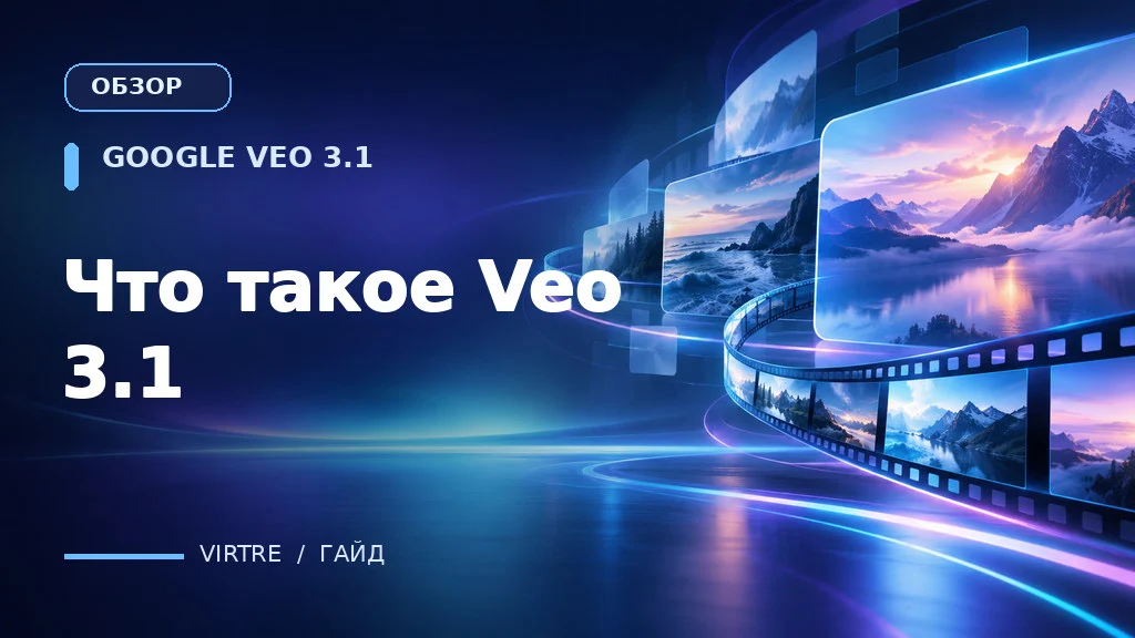 Google Veo 3.1 — нейросеть для создания видео по тексту и изображениям