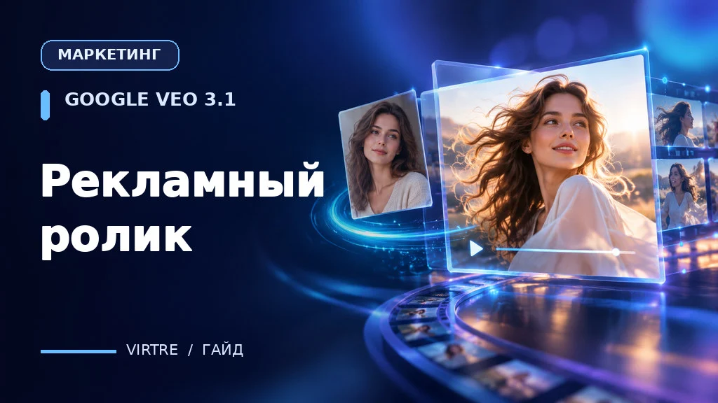 Создание рекламного ролика в Veo 3.1 — сценарий, промпт и монтаж