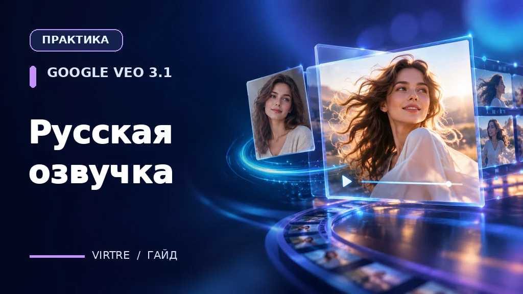 Русская озвучка в Veo 3.1 — речь, диалоги и звуковые эффекты