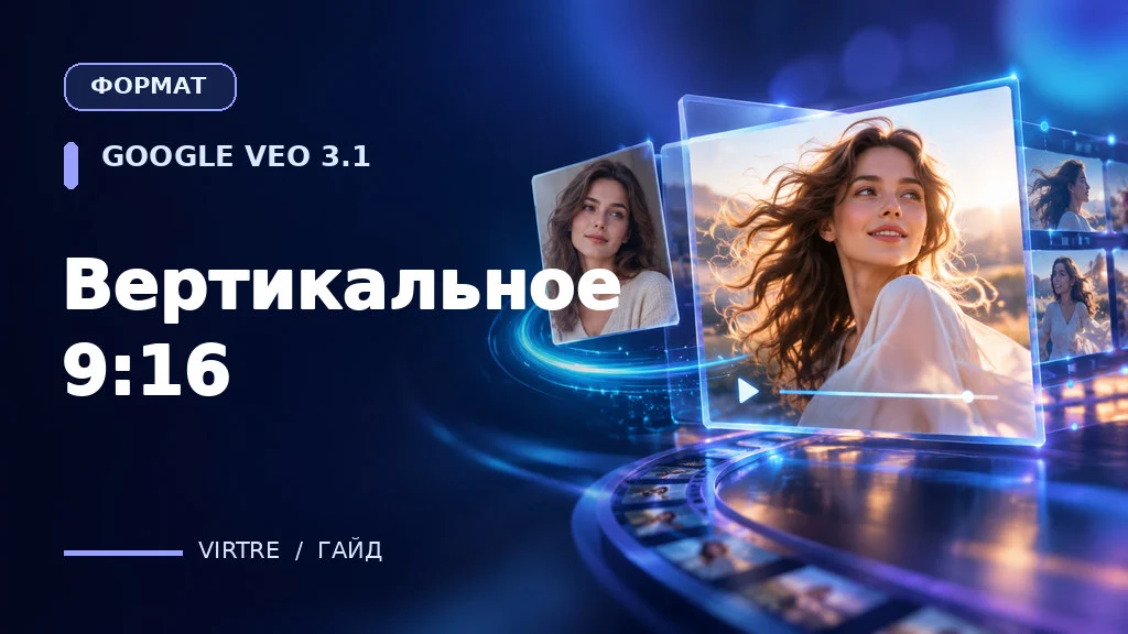 Вертикальные видео 9:16 в Veo 3.1 для Shorts, Reels и TikTok